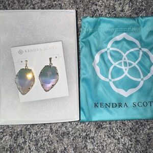 Kendra Scott Iridescent Teardrop Earrings